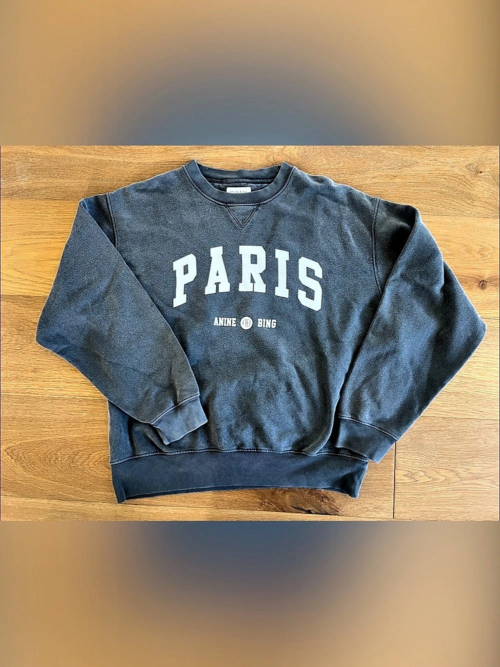 Anine Bing Ramona University Paris Sweatshirt Large